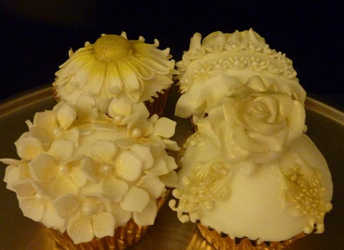 Gluten Free Floral cupcakes