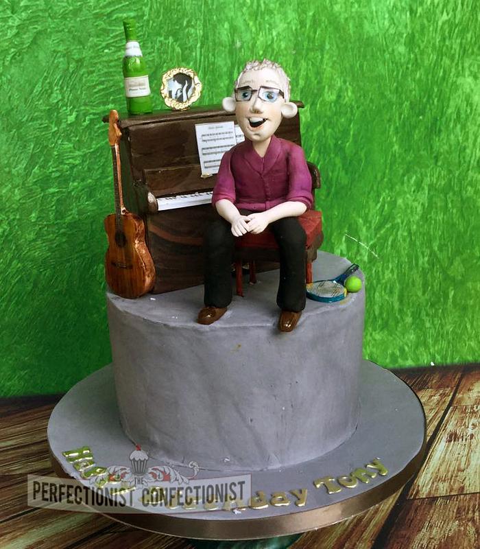 Tony - 50th Birthday cake for a music lover