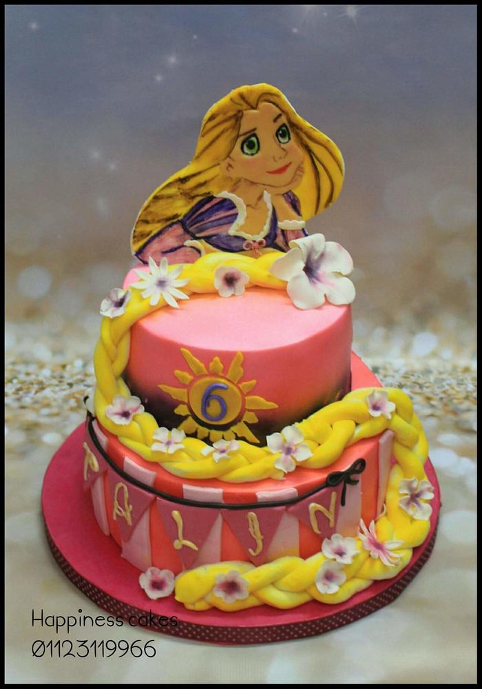 Rapunzel cake