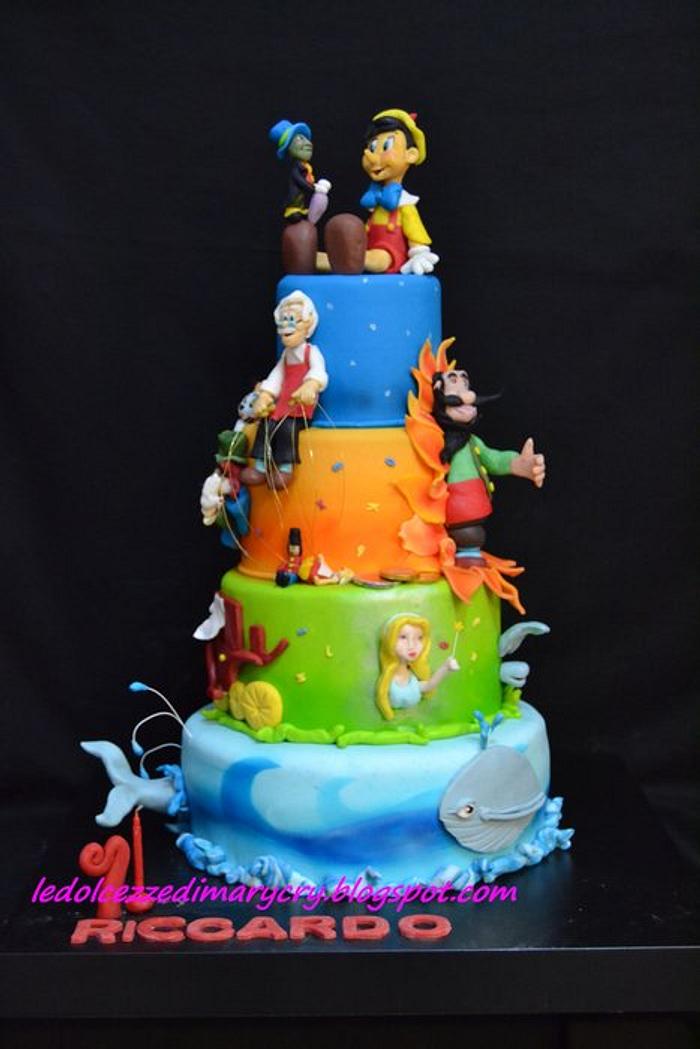 Pinocchio Cake 