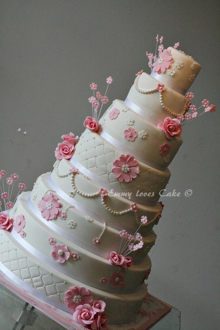 old communion cake for a girl