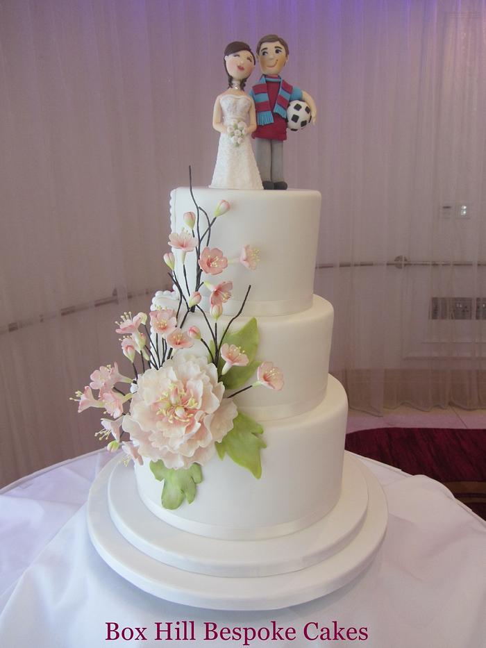 Two  side wedding cake