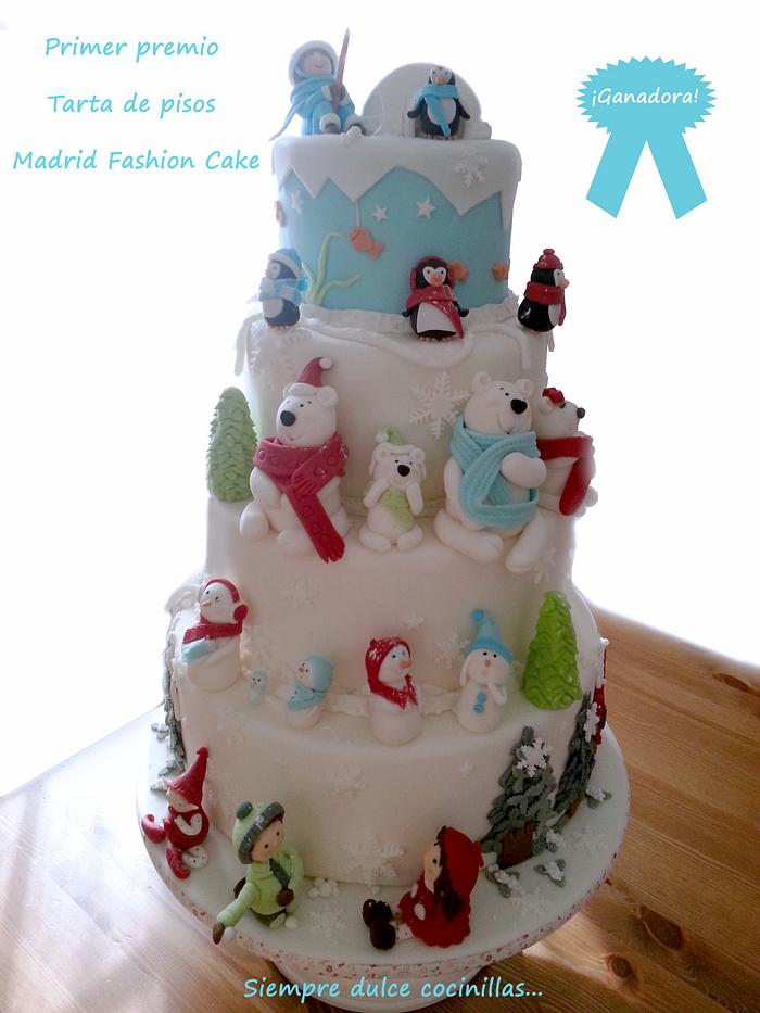 Tarta ganadora "Madrid Fashion Cake" ...  Winning Cake "Madrid Fashion Cake" 