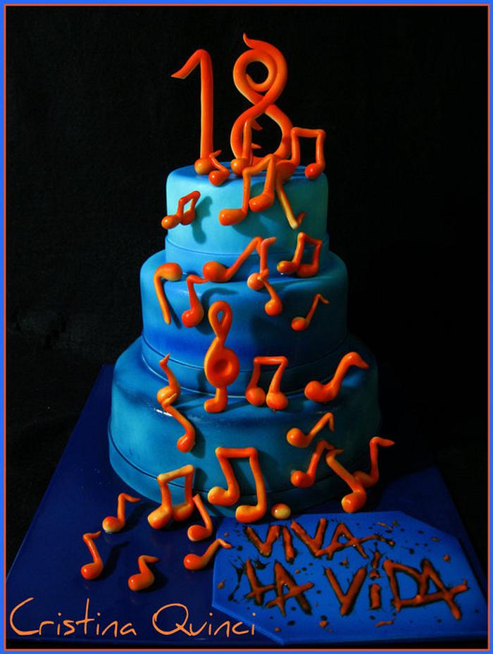 Coldplay cake