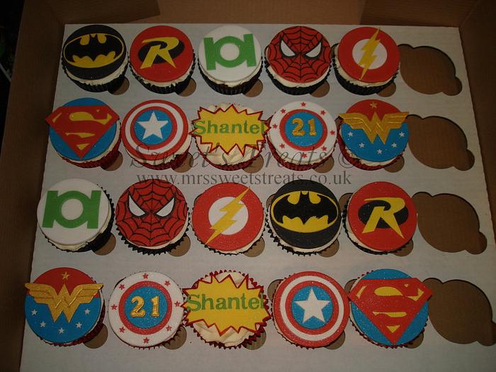 Superhero Cupcake