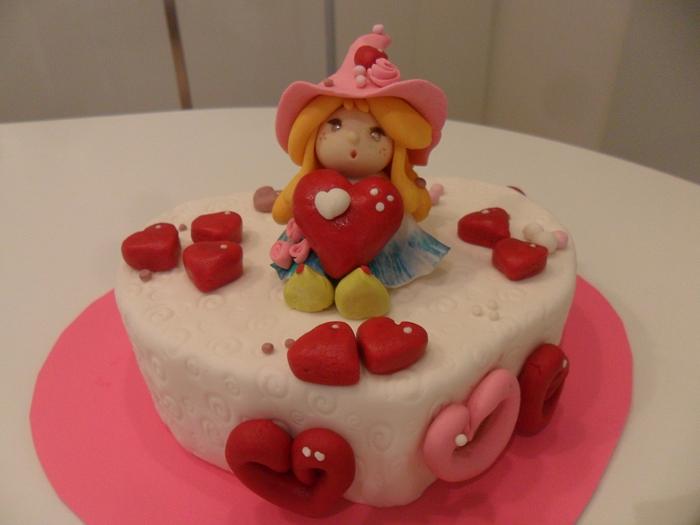 Valentine's Day cake