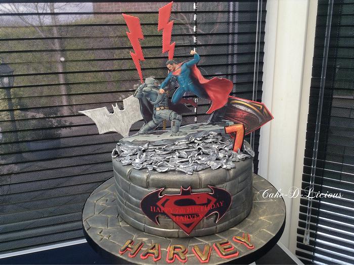 New Batman Vs Superman Cake