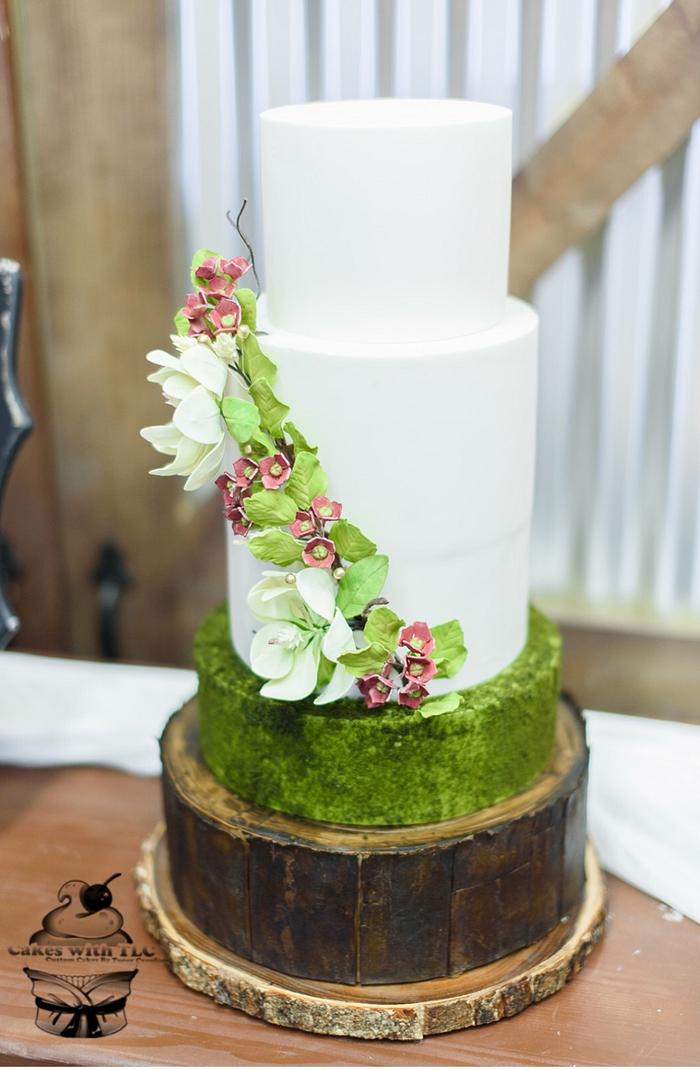 Missy Woodland Wedding Cake