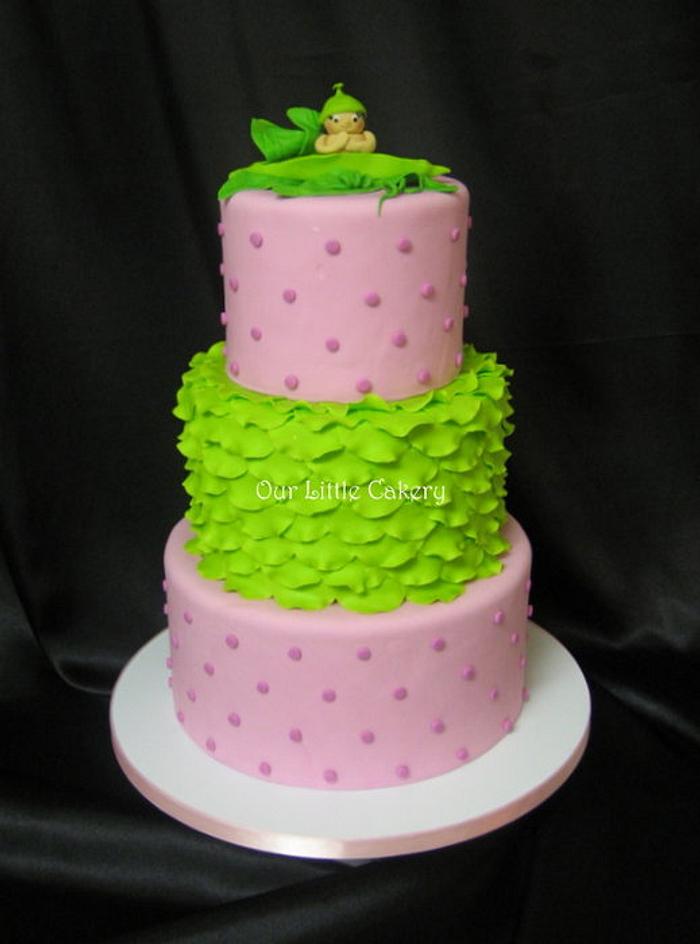 PEA IN A POD BABY CAKE