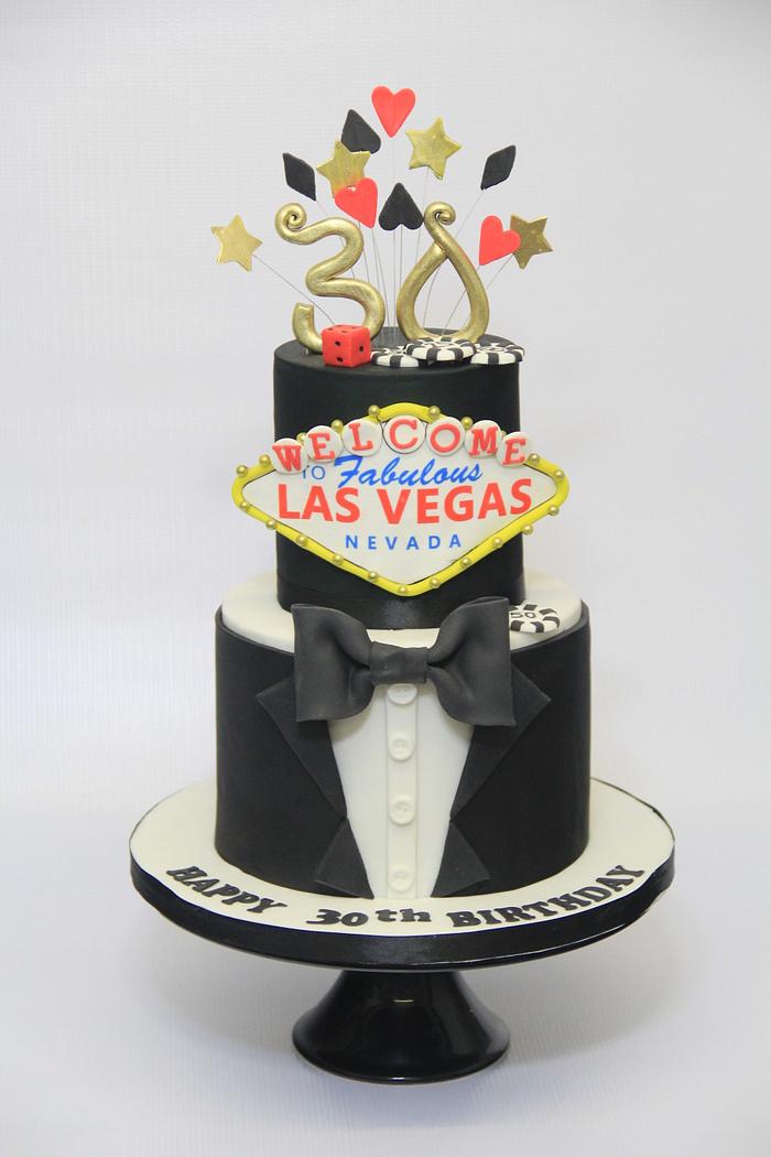 Vegas themed Cake