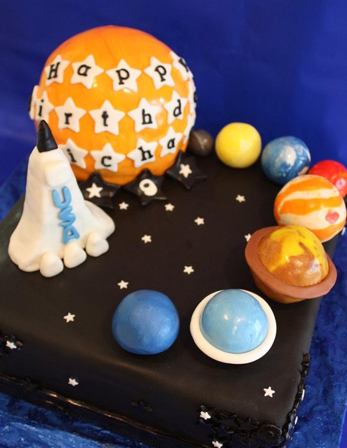 Planet Birthday Cake