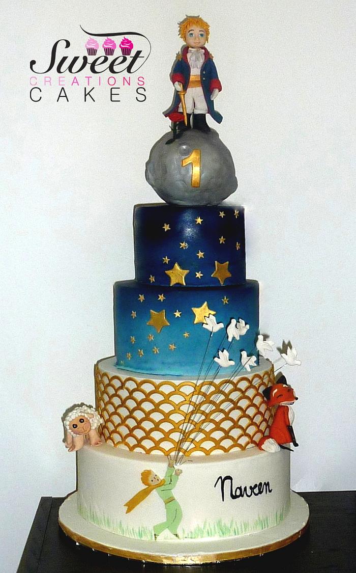 "Le Petit Prince" themed cake
