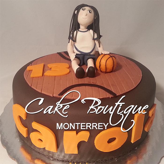 Basketball Cake Decorated Cake By Cake Boutique Cakesdecor 