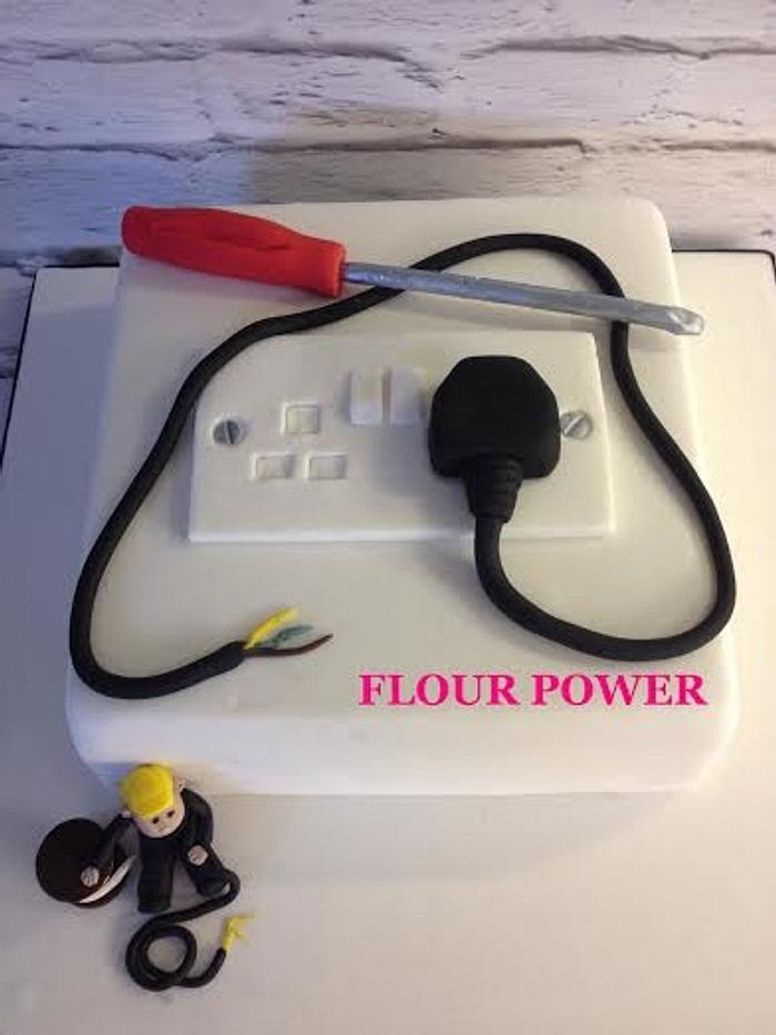 Electrical socket cake 