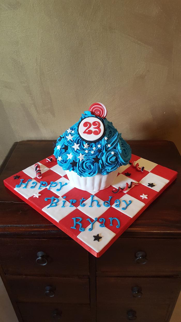 American style cupcake