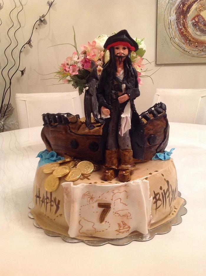 My second pirate cake:)