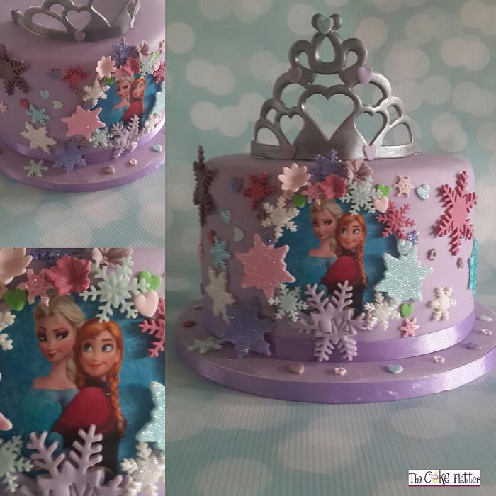 Anna and Elsa and Snowflakes Galore!