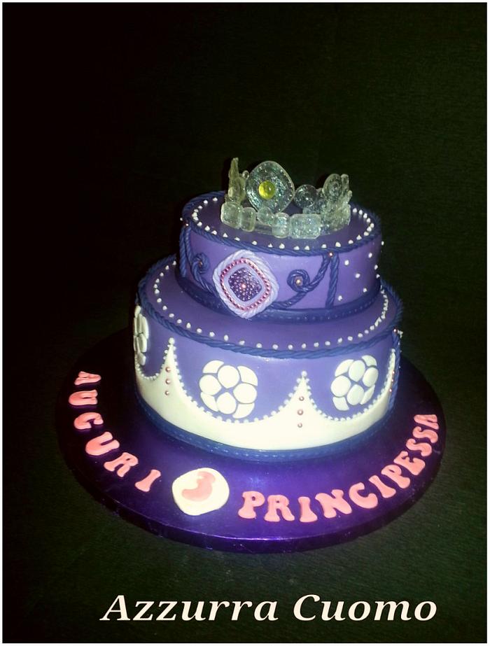 Princess Sofia the first birthday cake!!! 2.0