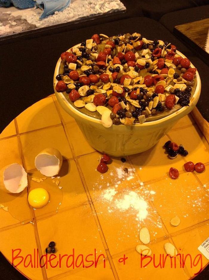 Mixing bowl cake