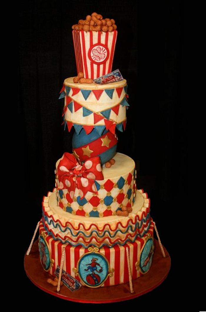 Vintage Circus Cake