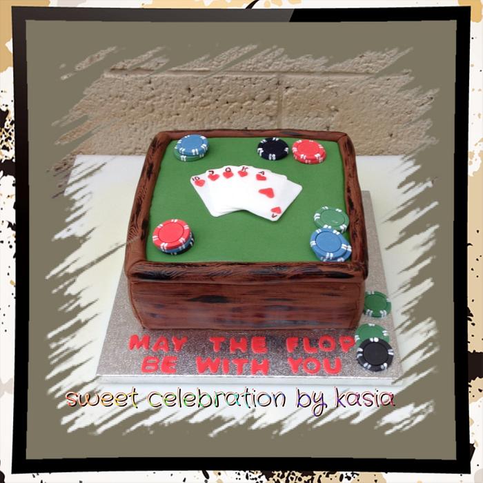 Poker cake