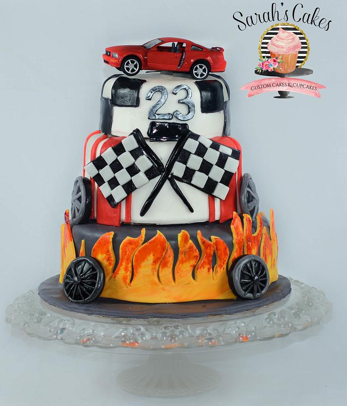 Silver Ford Mustang Cake | Susie's Cakes