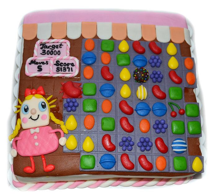 candy crush saga cake