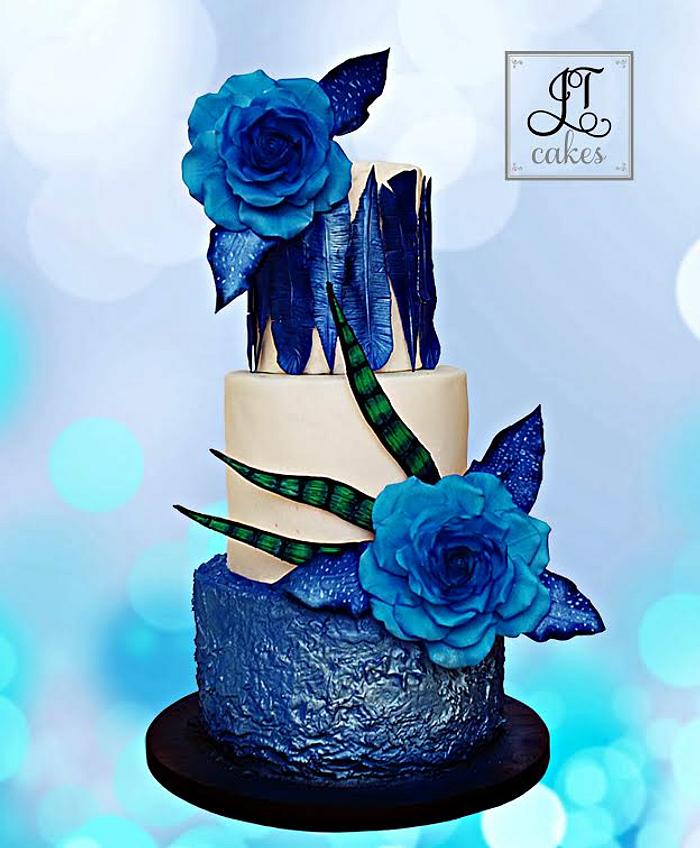 Metallic Blue - Arturo Rios - Royal Ascot Cake collaboration