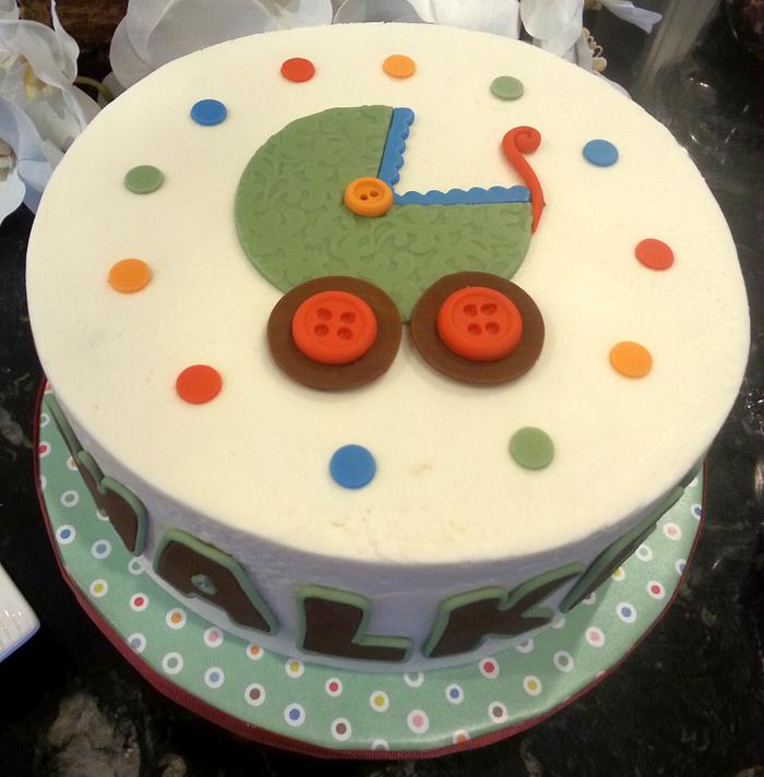 Baby Shower cake - Buggy