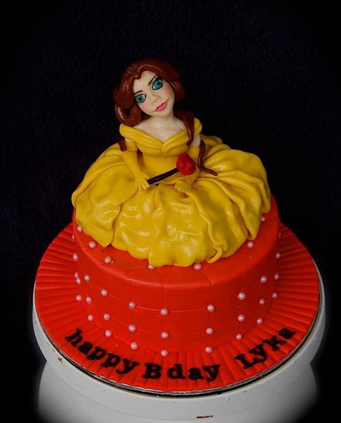 Princess Belle Cake  CakeCentralcom