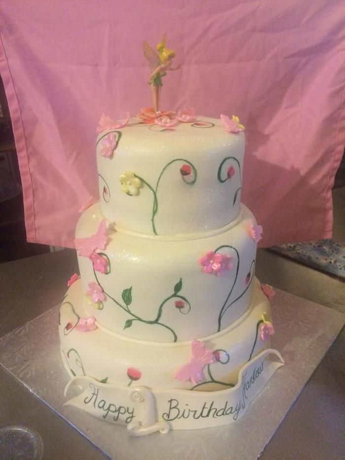 tinkerbell cake