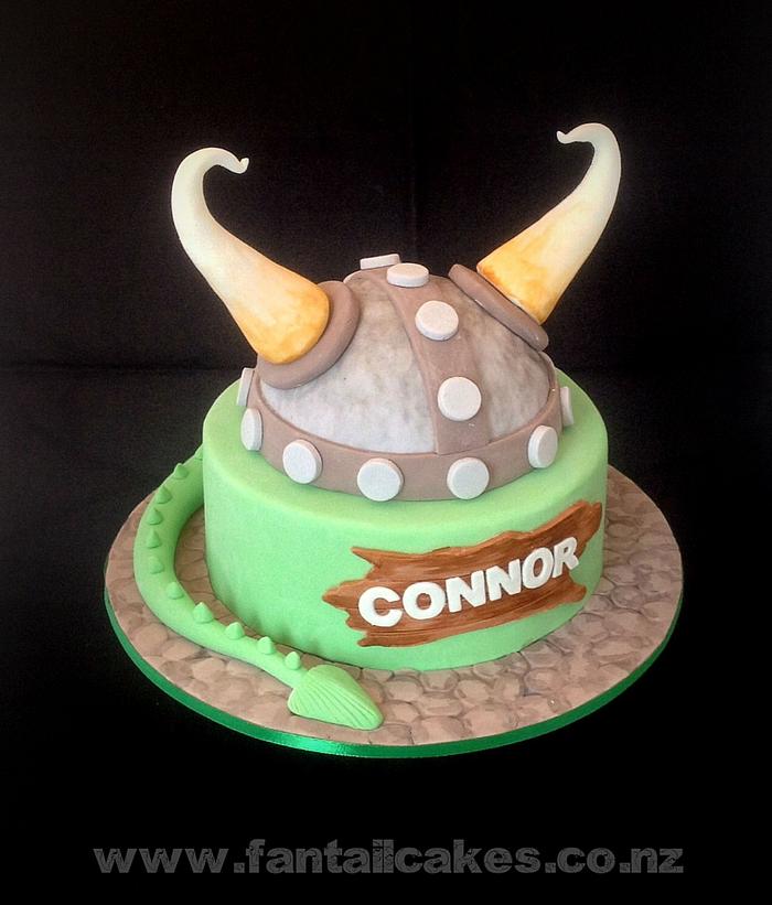 How to train your dragon inspired cake