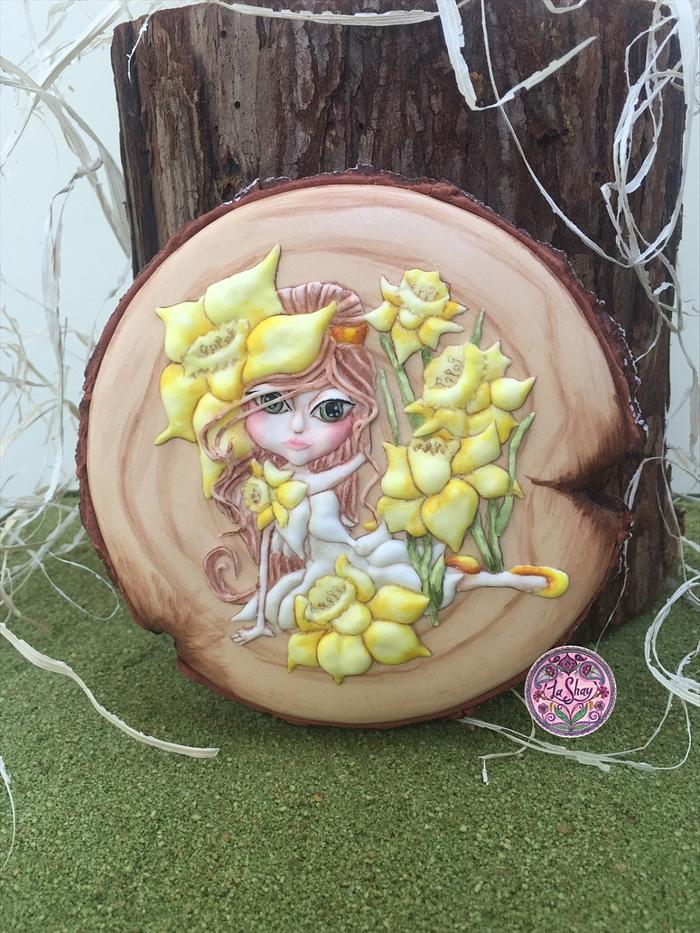 Daffodil Fairy Cookie