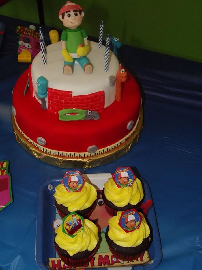 Handy Many theme cake