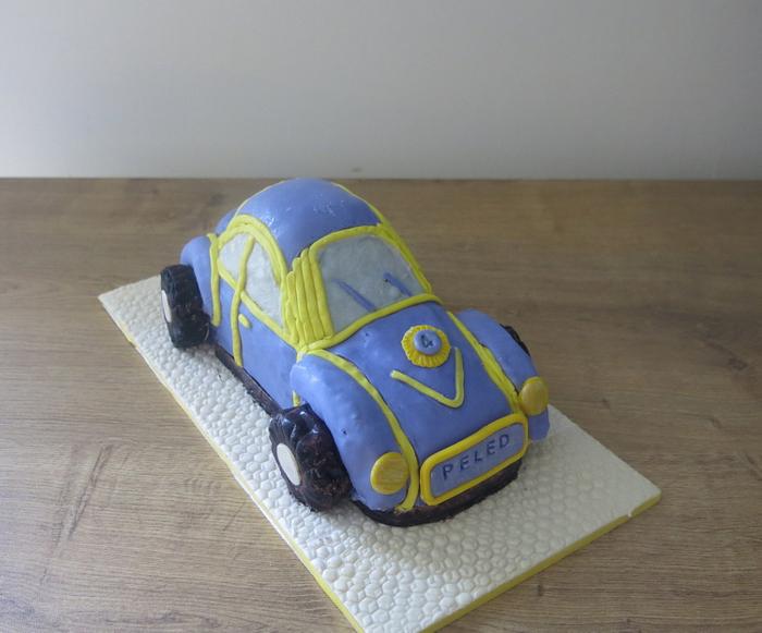 Peled's Comical Car Cake