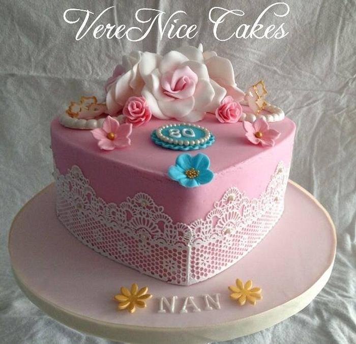 Pink Vintage Cake #Pink #Vintage #Cake