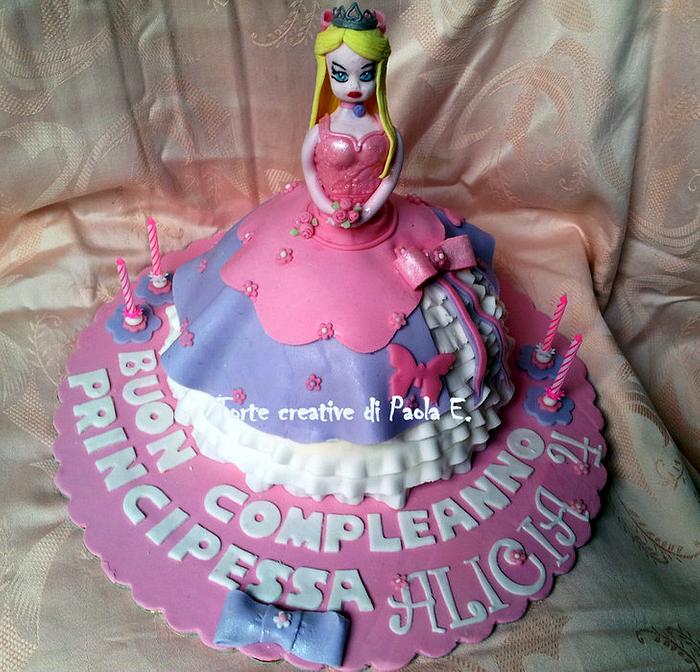 Princess Doll Cake (Torta principessa)