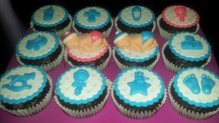 Baby Shower Cupcakes