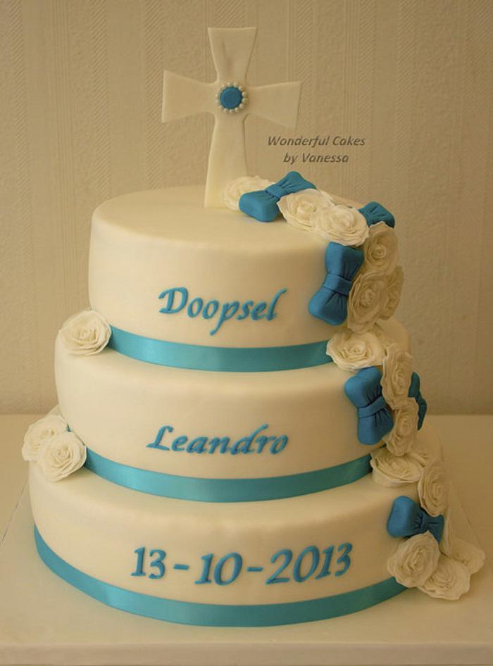 Cake for a baptism