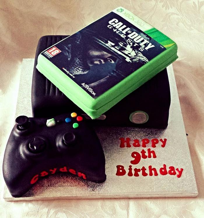 Xbox Games Console cake