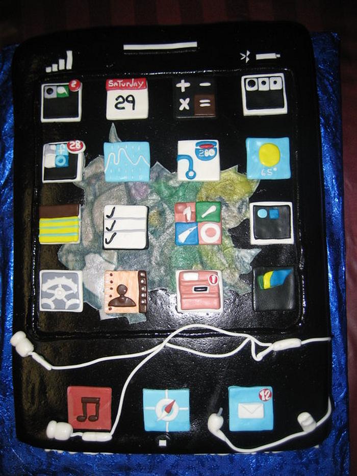 Ipod Birthday cake