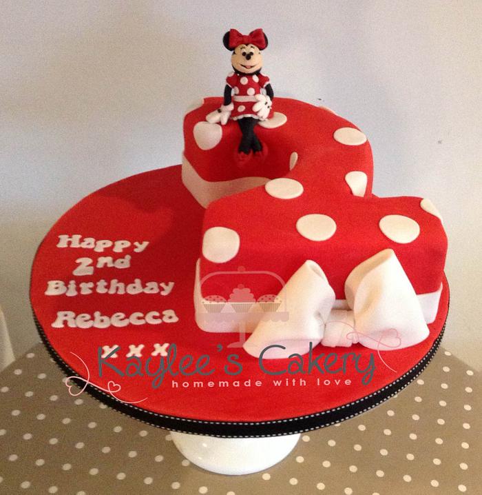 Minnie Mouse number 2 cake 