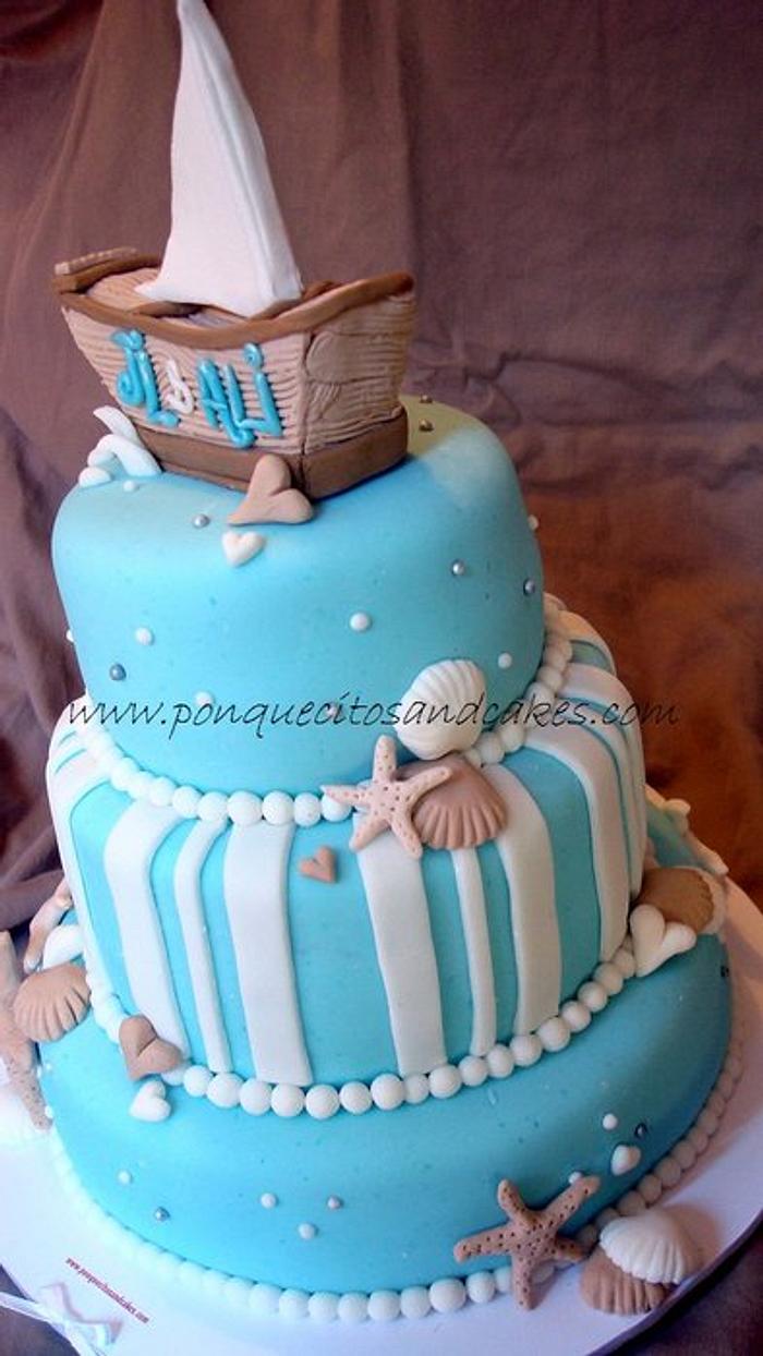 Fresh wedding Cake