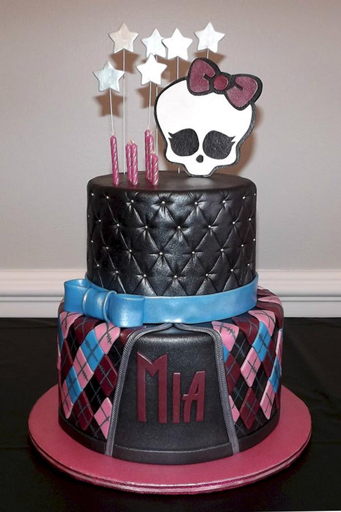 Monster High Coffin Cake - Decorated Cake by RockinLayers - CakesDecor