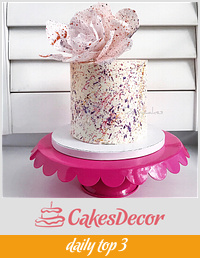 Paint Splatter Cake