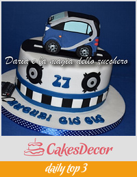 Smart car cake