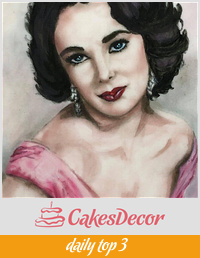 Collaborazione Homage Painting to Elisabeth Taylor