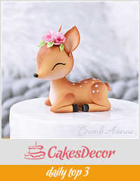 Fawn Cake Topper