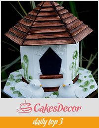 Bird House Hang Cake