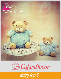 Cuddly Bear 3D cake 